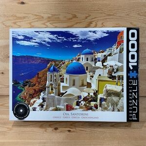 NEW EuroGraphics Oia Santorini Greece 1000-Piece Jigsaw Puzzle Factory Sealed